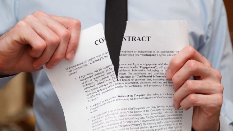 Consequences Of Breaking A Real Estate Contract